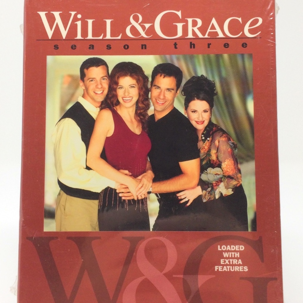 WILL & GRACE Season Three DVD Sealed NBC Must See TV